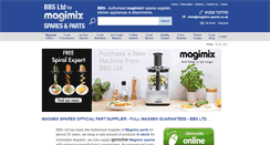 Desktop Screenshot of magimix-spares.co.uk